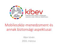 KIBEV Mobileszkoz menedzsment es annak biztonsagi aspektusai v5